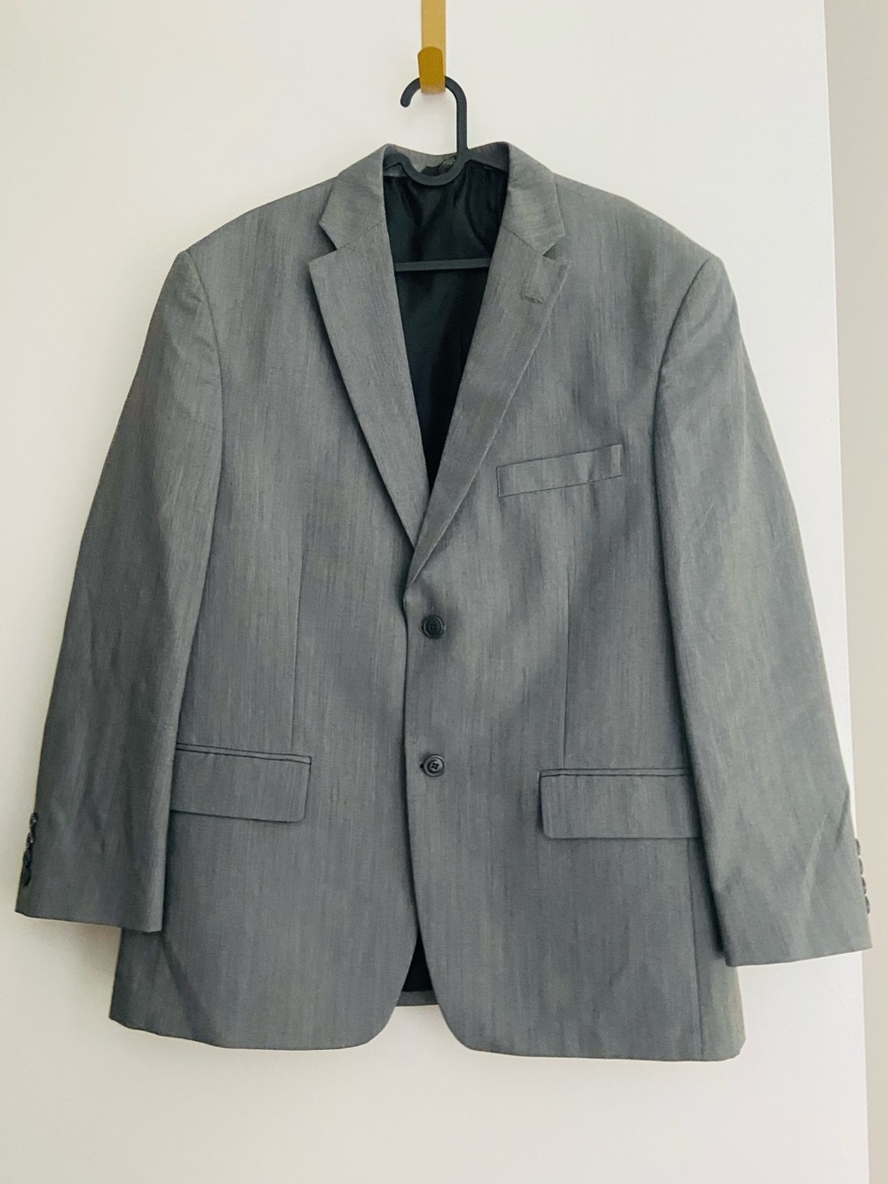 Haggar Men's Gray Two-Button Suit Jacket